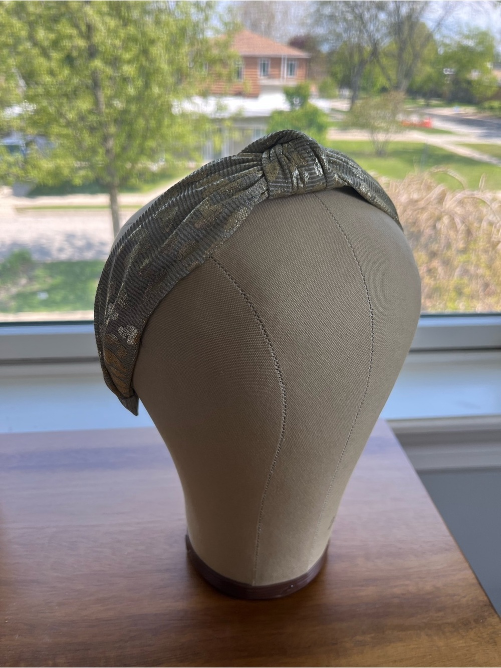 Knotted Metallic Headband